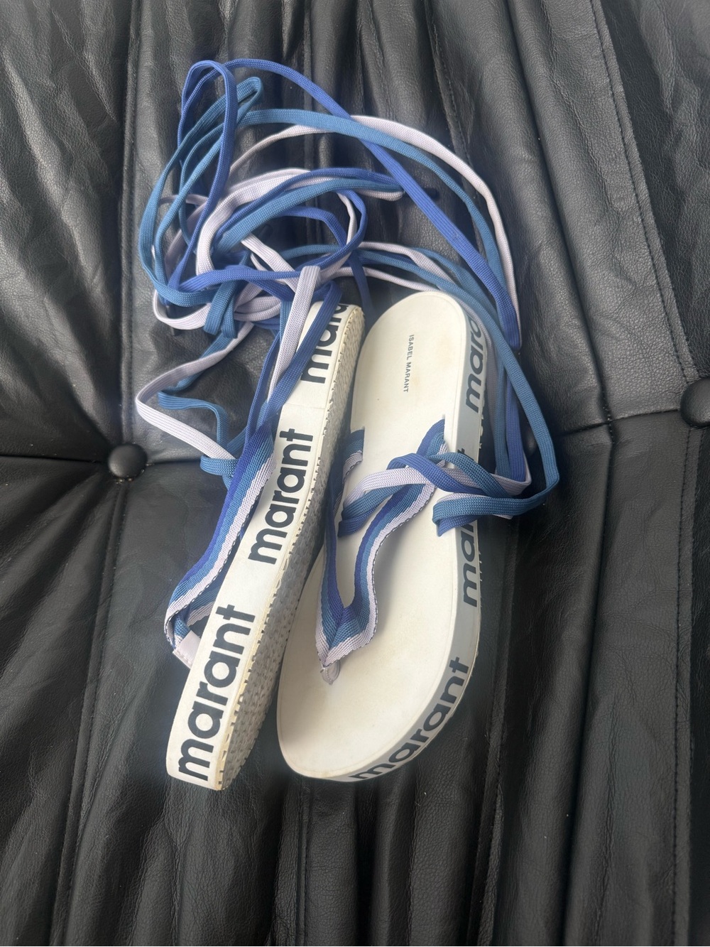 Isabel Marant tie up Platform Sandals